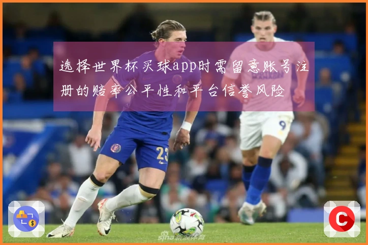 选择世界杯买球app时需留意账号注册的赔率公平性和平台信誉风险